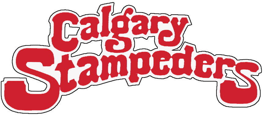 Calgary Stampeders 1980-1985 Wordmark Logo iron on paper